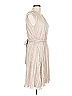 DKNY 100% Polyester Stripes Tan Cocktail Dress Size 10 - photo 4
