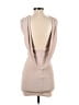ASOS 100% Polyester Solid Tan Cocktail Dress Size 2 - photo 2