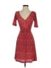 MNG 100% Polyester Paisley Red Casual Dress Size 2 - photo 1