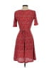 MNG 100% Polyester Paisley Red Casual Dress Size 2 - photo 2
