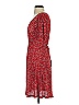 MNG 100% Polyester Paisley Red Casual Dress Size 2 - photo 5