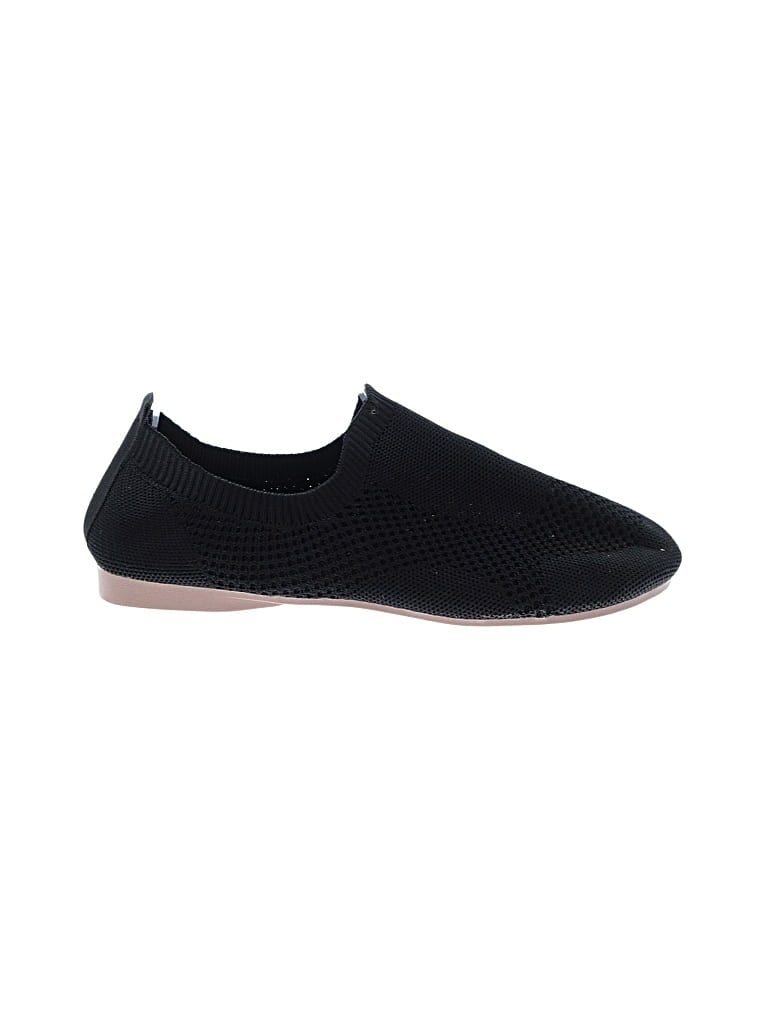 Pre-owned Unbranded Flats In Black