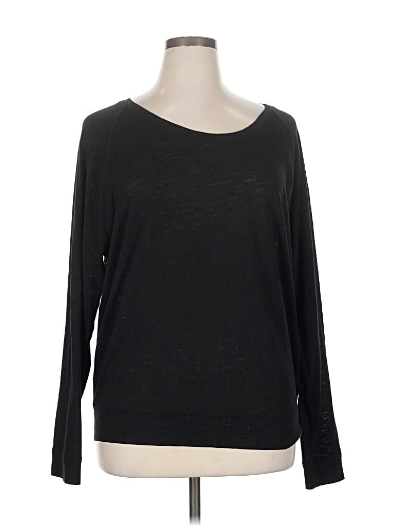 Pre-owned Ideology Long Sleeve T-shirt In Black