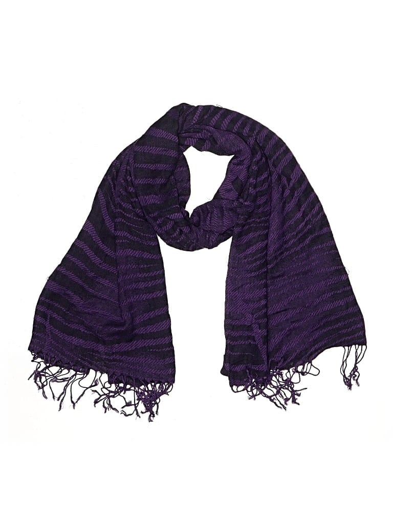 Pre-owned Unbranded Scarf In Purple