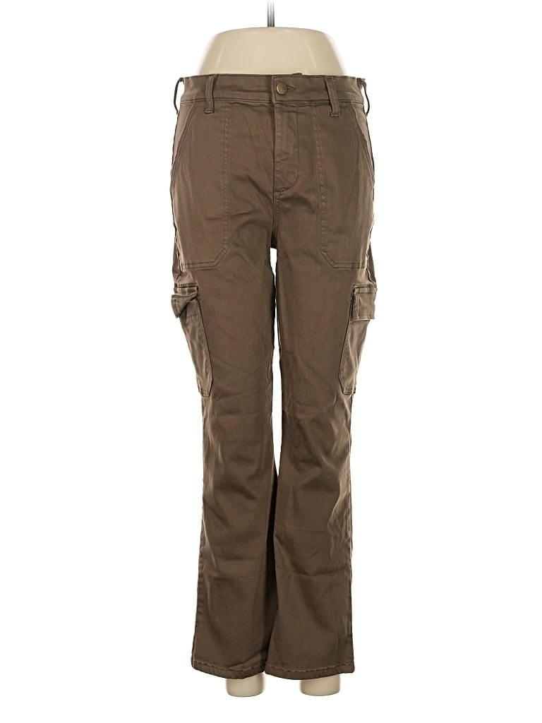 Pre-owned Evereve Cargo Pants In Brown