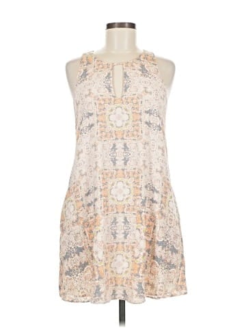 Lavender Brown Casual Dress (view 1)