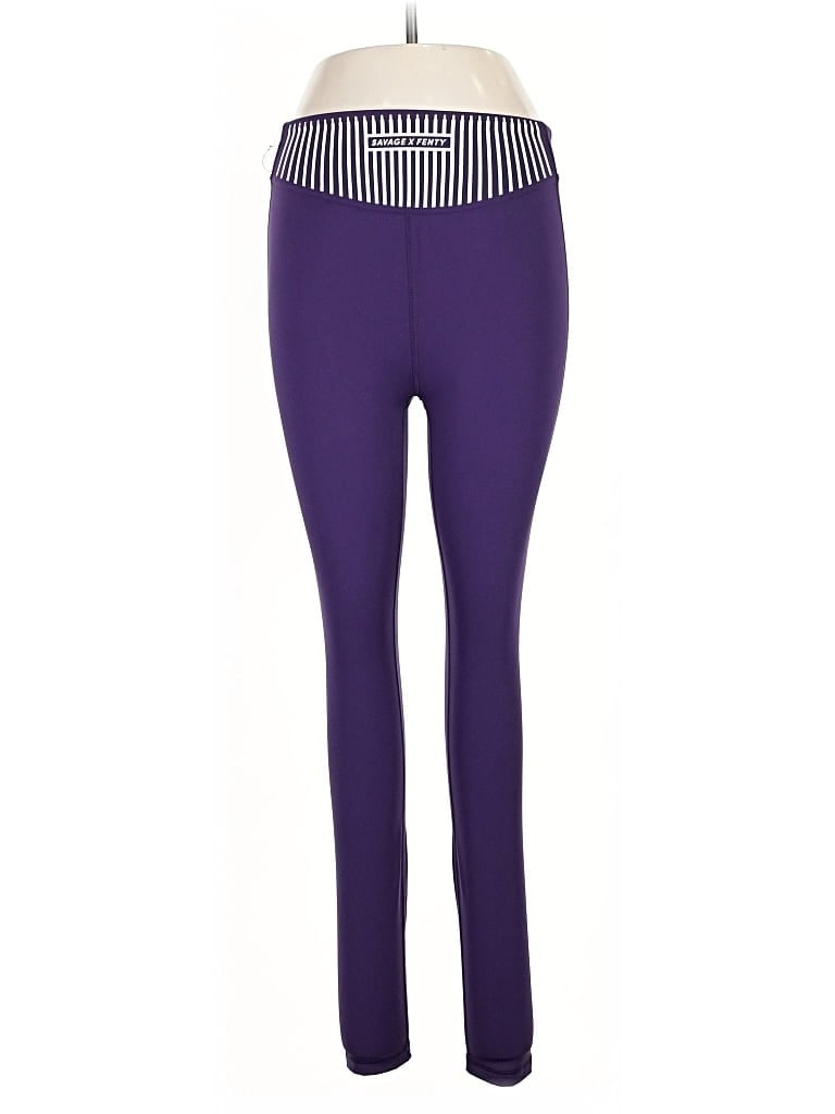 Pre-owned Savage X Fenty Yoga Pants In Purple