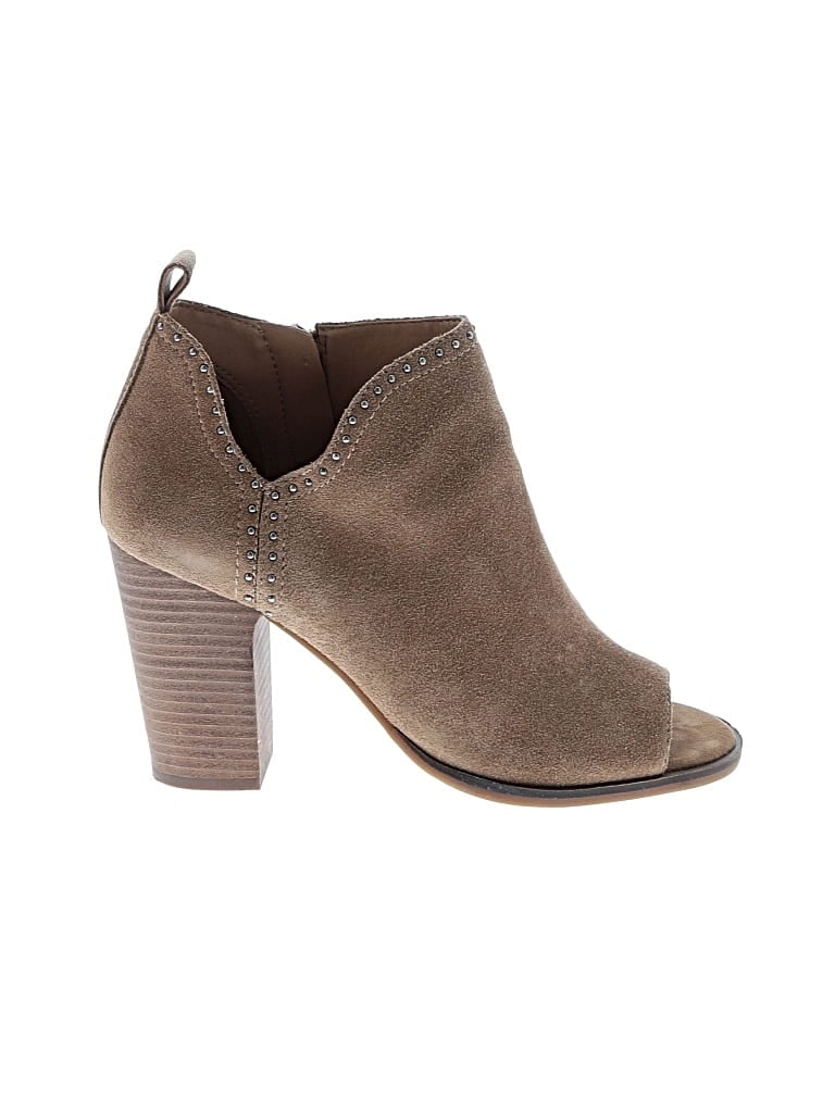 Pre-owned Lucky Brand Ankle Boots In Brown