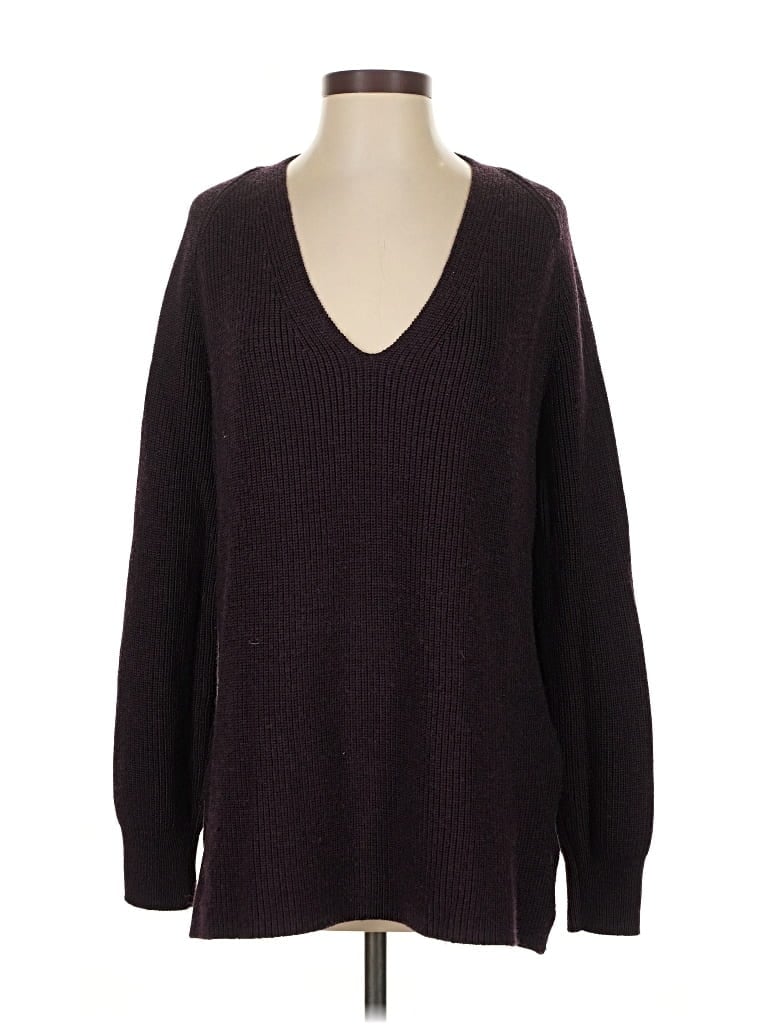 Pre-owned Athleta Pullover Sweater In Burgundy