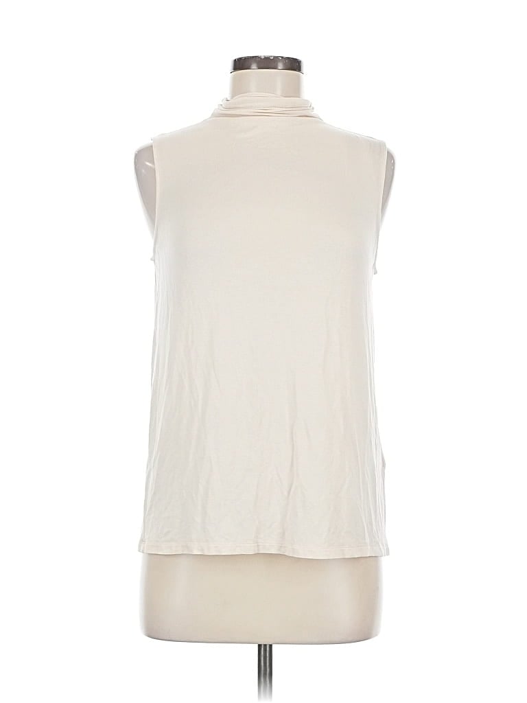 Pre-owned Banana Republic Sleeveless Blouse In White