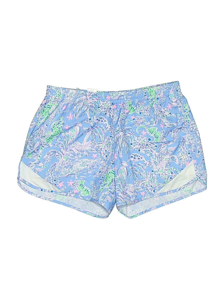 Pre-owned Lilly Pulitzer Luxletic Shorts In Blue