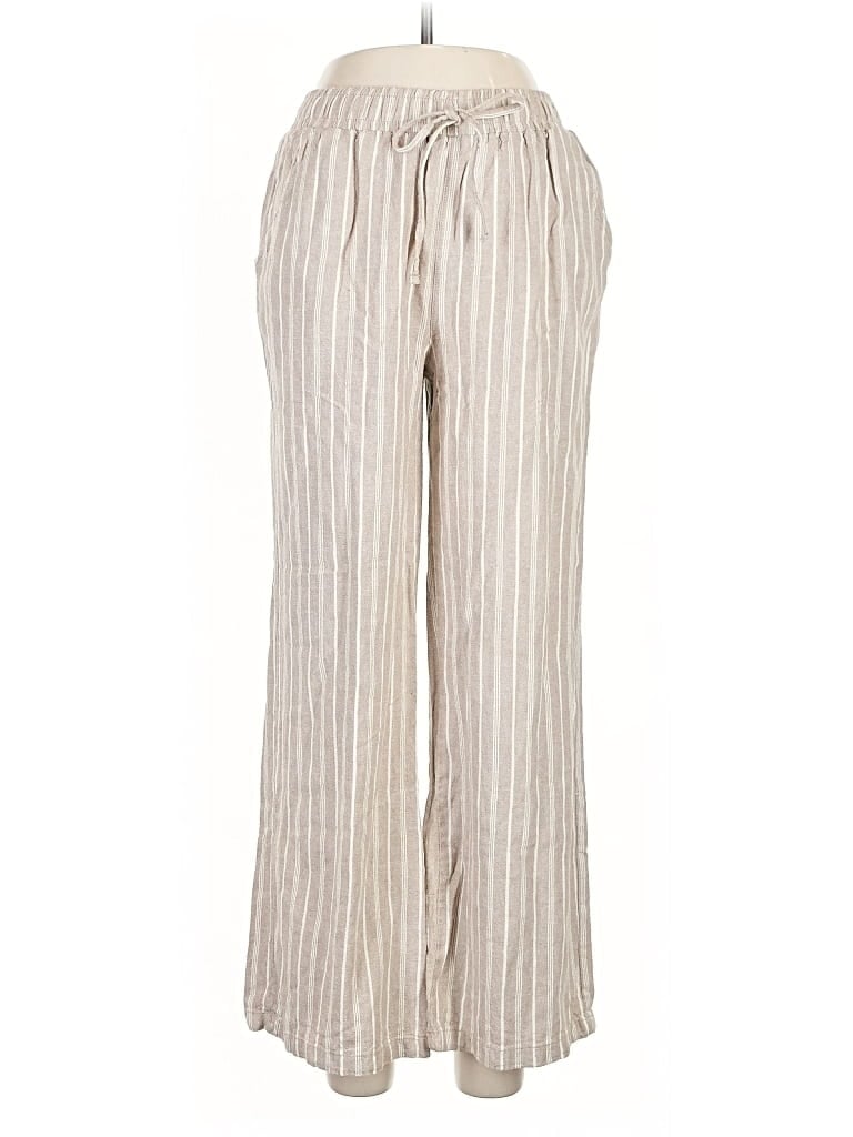 Pre-owned Briggs Linen Pants In White