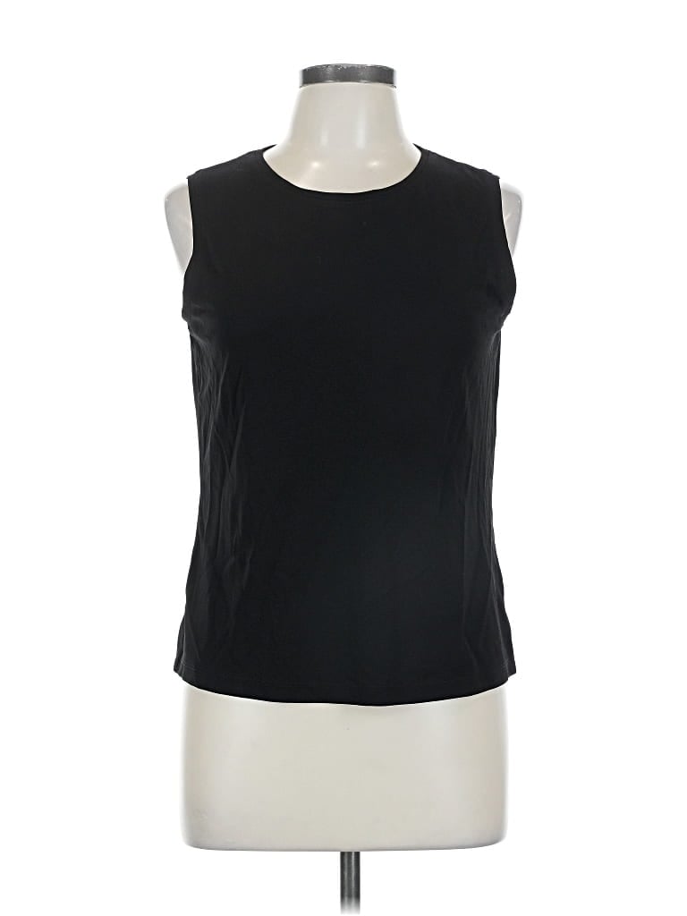 Pre-owned Brooks Brothers Sleeveless T-shirt In Black