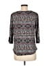 Dept222 Gray Black Long Sleeve Henley Size M - photo 2