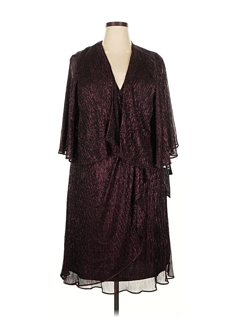Pre-owned Slny Cocktail Dress In Burgundy