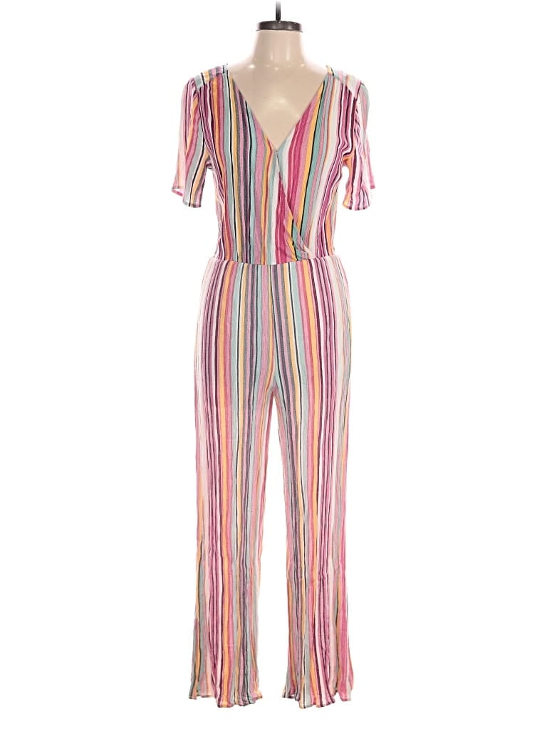 Pre-owned Entro Jumpsuit In Pink