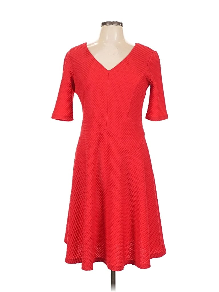 Pre-owned London Times Casual Dress In Red