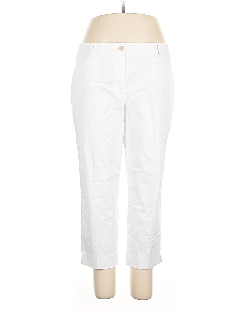 Pre-owned Ann Taylor Casual Pants In White