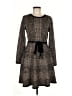 Max Studio Houndstooth Black Casual Dress Size M - photo 1