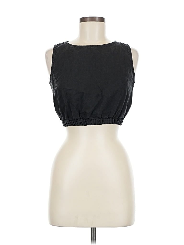 Pre-owned Dissh Sleeveless Blouse In Black