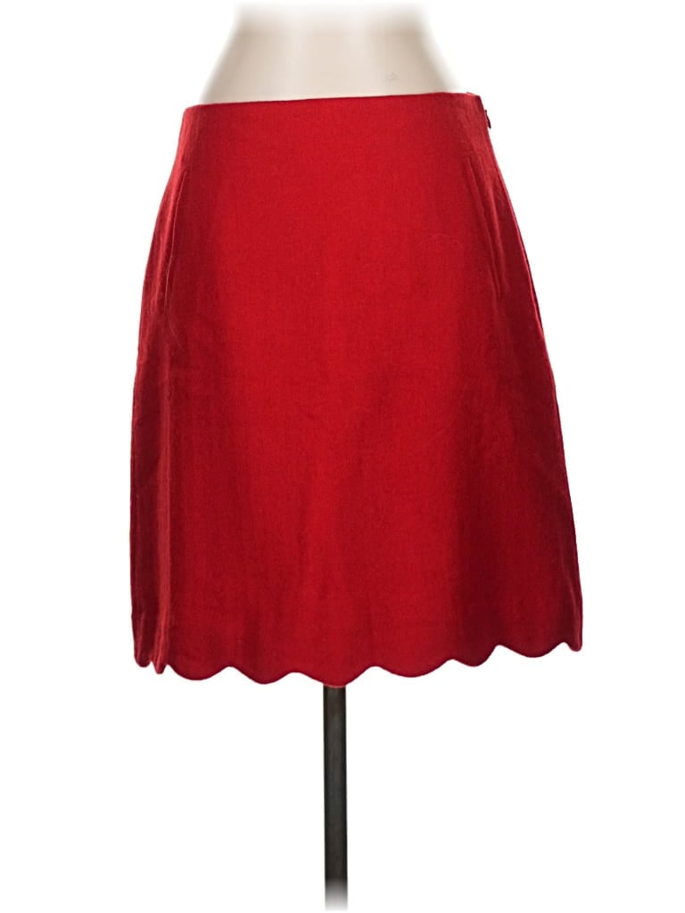 Pre-owned Talbots Formal Skirt In Red