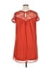 AUW 100% Polyester Solid Orange Casual Dress Size 1X - photo 2