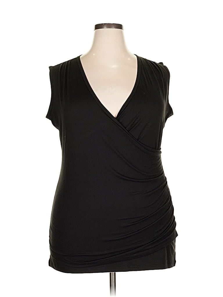 Pre-owned Doublju Sleeveless T-shirt In Black