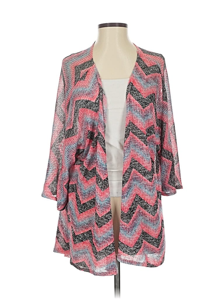 Pre-owned Lularoe Cardigan Sweater In Pink