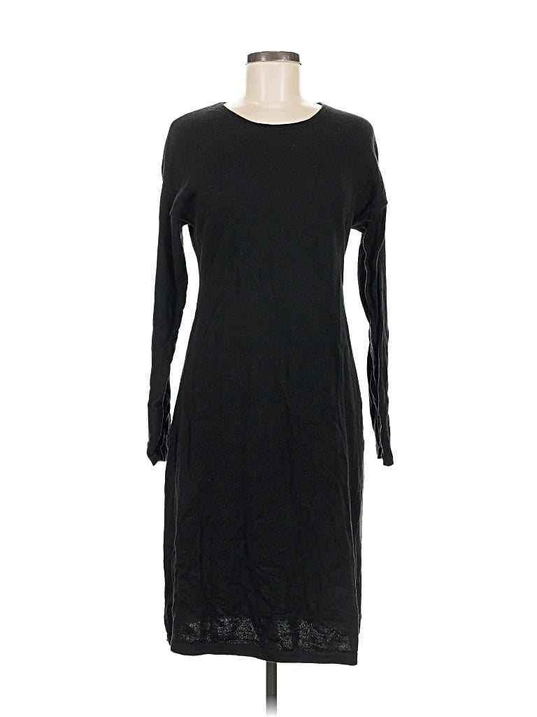 Pre-owned Garnet Hill Casual Dress In Black