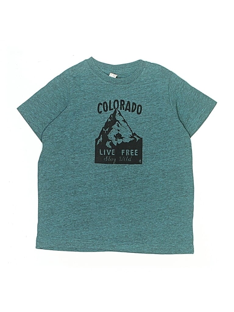 Pre-owned Unbranded Kids' Short Sleeve T-shirt In Blue