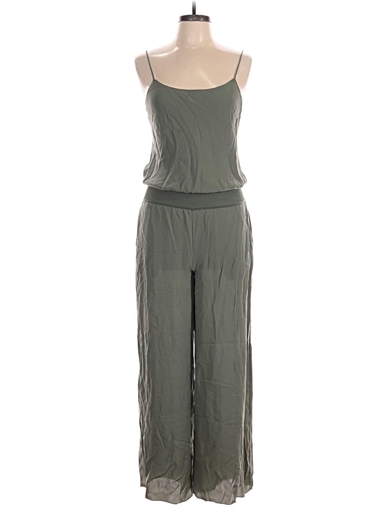 Pre-owned Theory Jumpsuit In Green