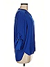 Ellen Tracy Blue 3/4 Sleeve Blouse Size M - photo 4