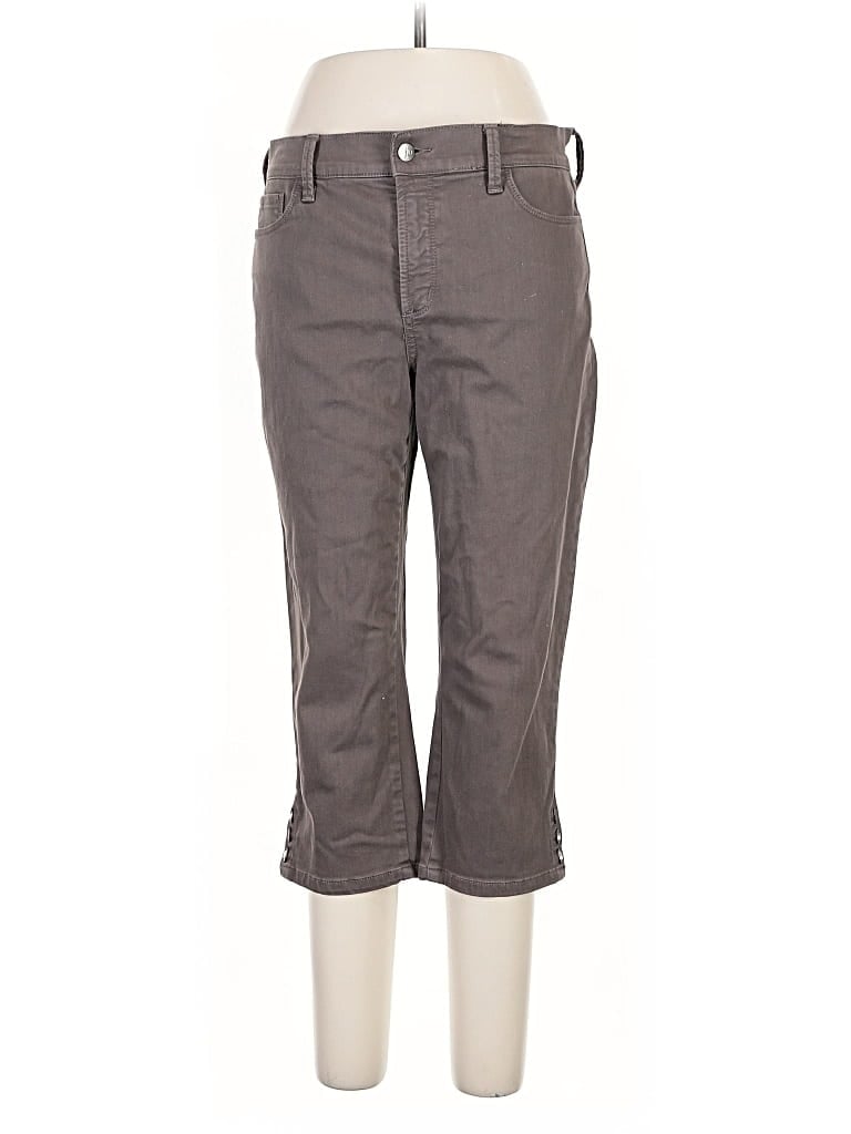 Pre-owned Nydj Casual Pants In Gray