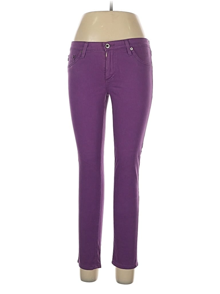 Pre-owned Adriano Goldschmied Casual Pants In Purple