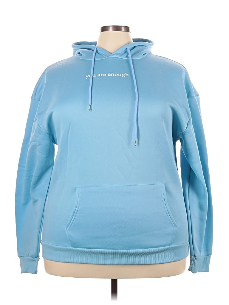 Pre-owned Unbranded Pullover Hoodie In Blue