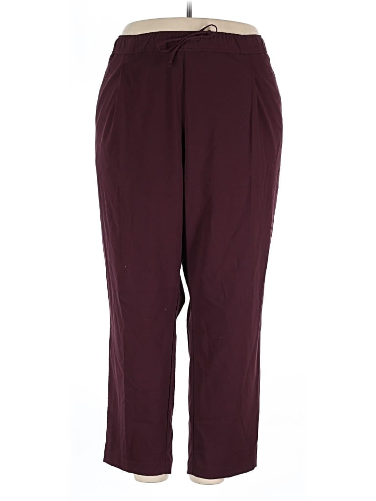 Pre-owned Old Navy Casual Pants In Burgundy