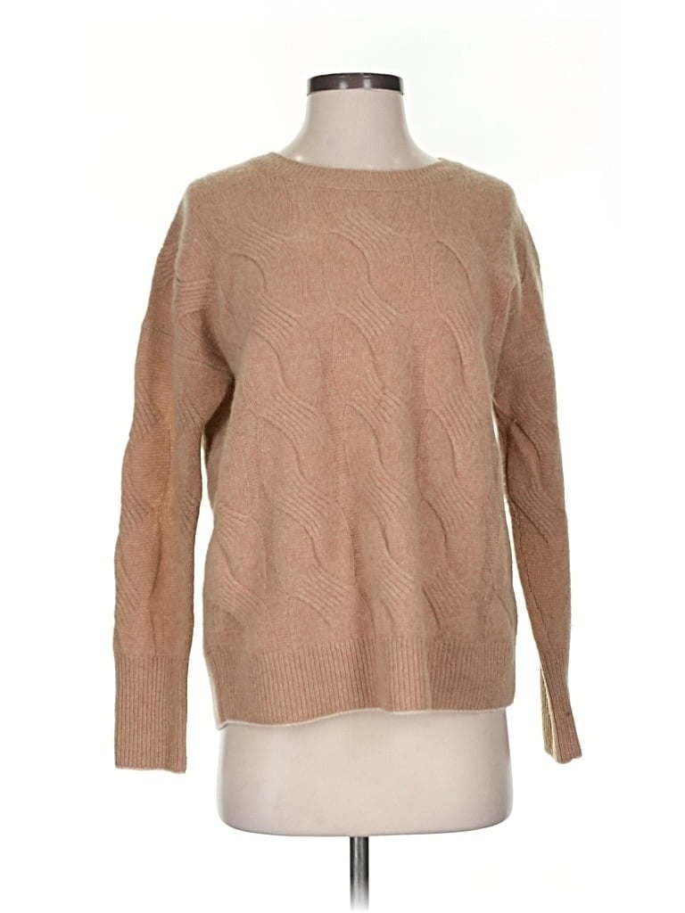 Pre-owned Vineyard Vines Cashmere Pullover Sweater In Brown