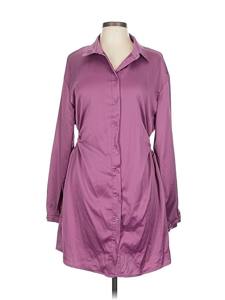 Pre-owned Nasty Gal Inc. Casual Dress In Purple