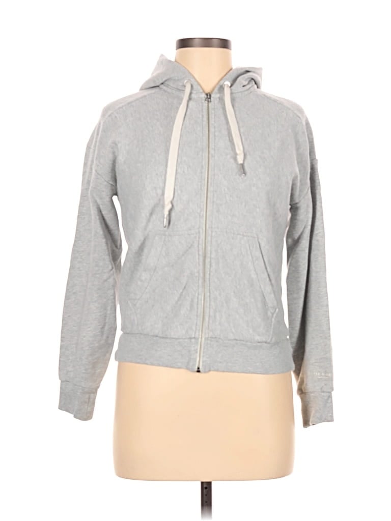 Pre-owned Rag & Bone Zip Up Hoodie In Gray