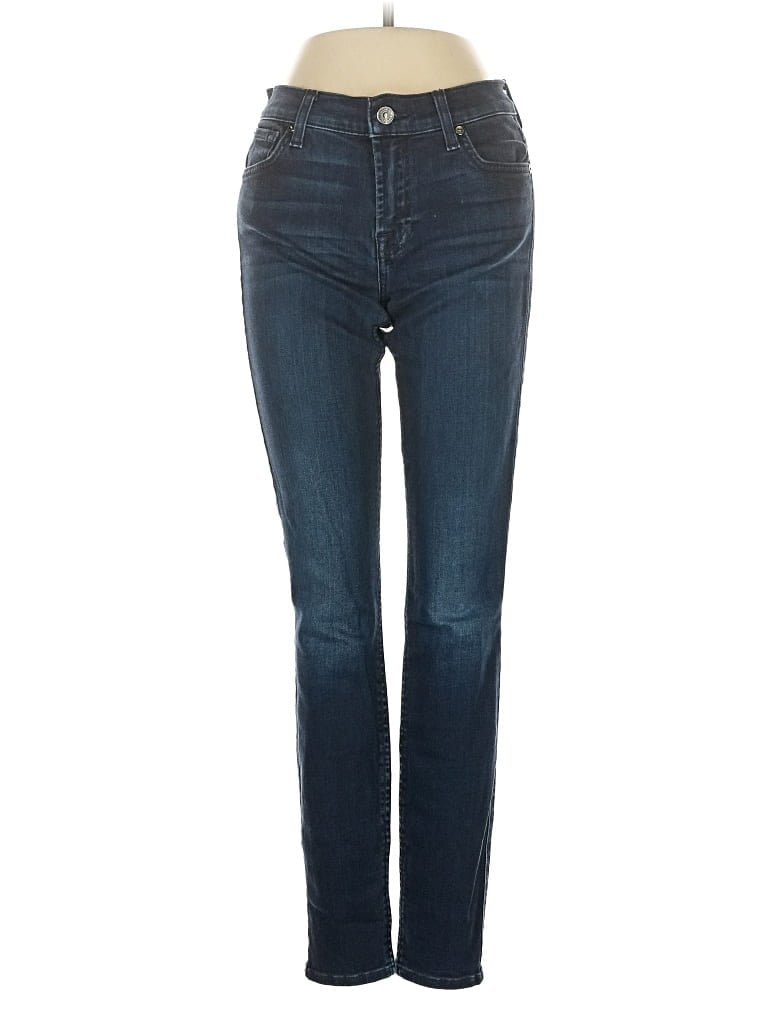 Pre-owned 7 For All Mankind Jeans In Blue