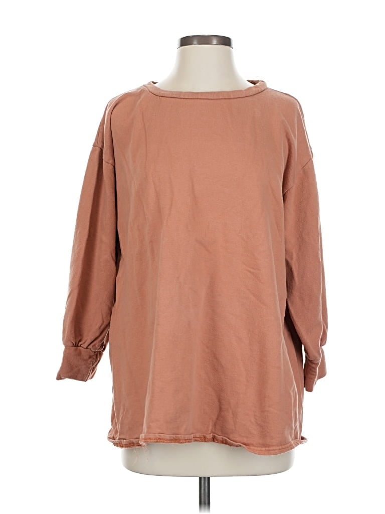 Pre-owned Prettylittlething Sweatshirt In Brown