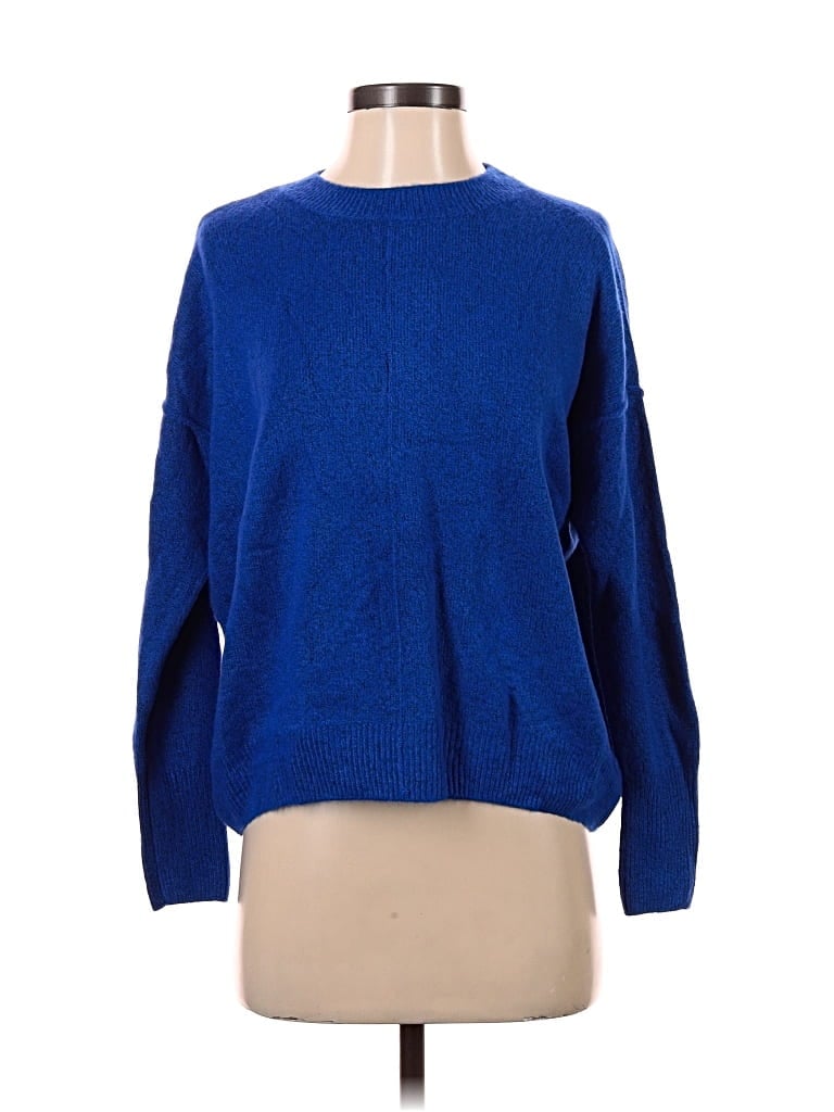 Pre-owned Vince Camuto Pullover Sweater In Blue