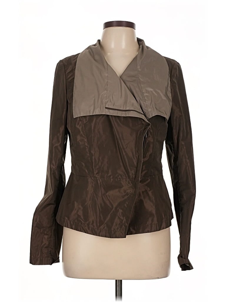 Pre-owned Lafayette 148 Jacket In Brown