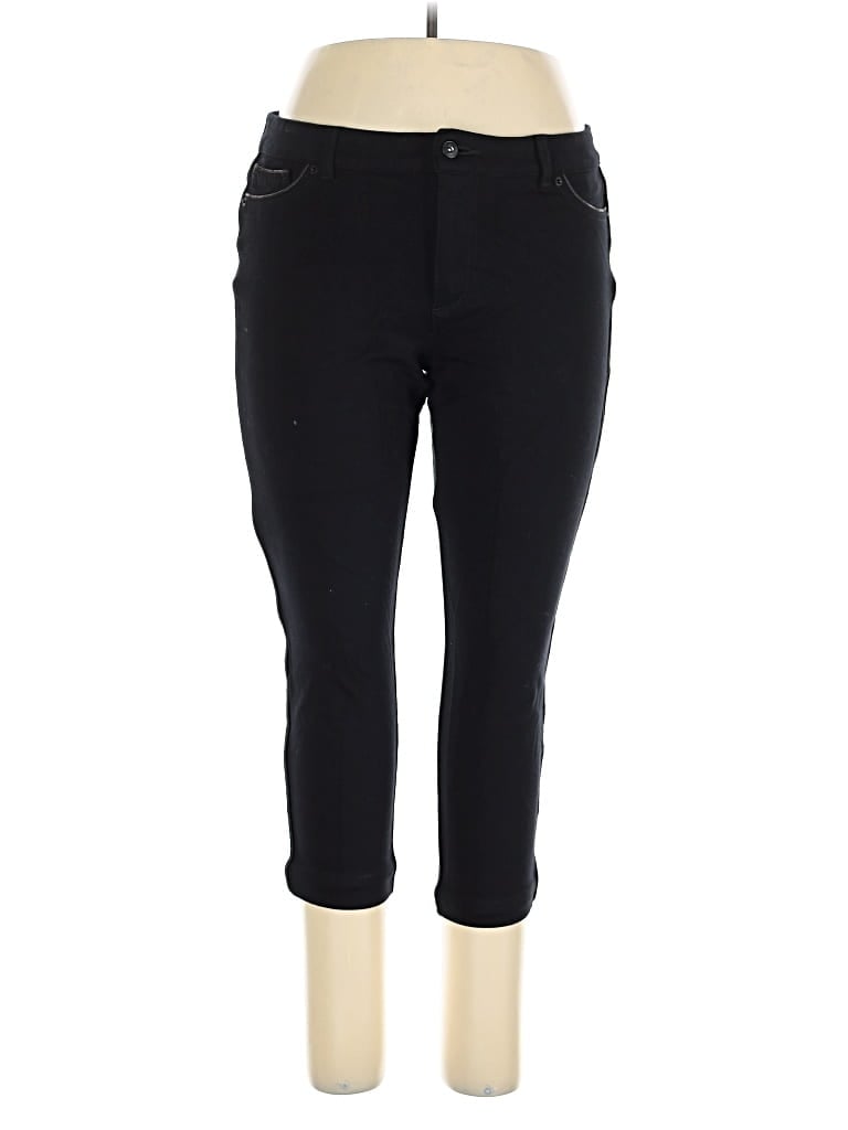 Pre-owned Gloria Vanderbilt Active Pants In Black