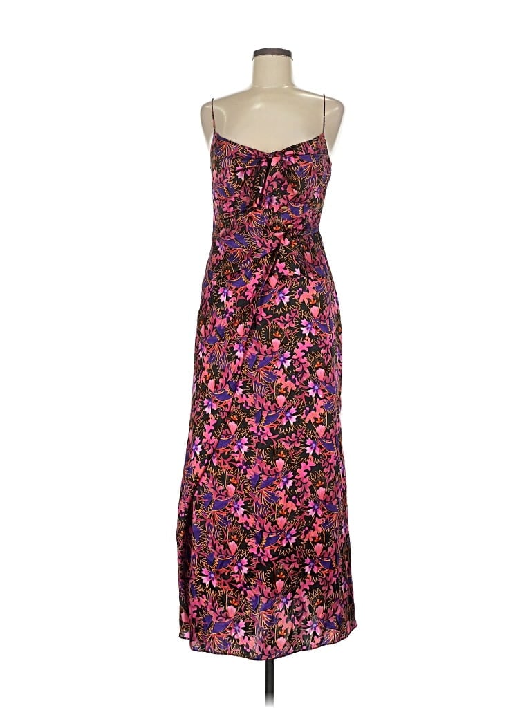 Pre-owned Saloni Casual Dress In Purple