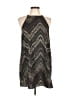 Fab'rik 100% Polyester Chevron-herringbone Black Casual Dress Size L - photo 1