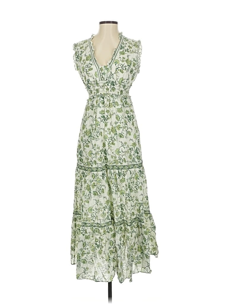 Pre-owned Max Studio Casual Dress In Green