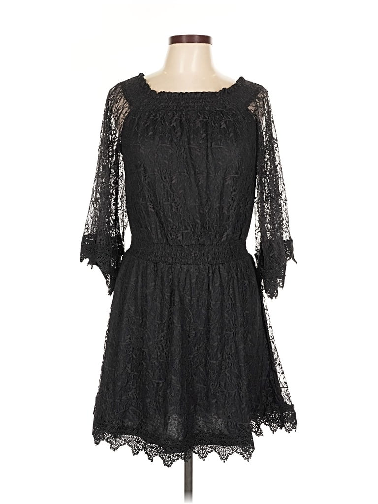 Pre-owned Venus Cocktail Dress In Black