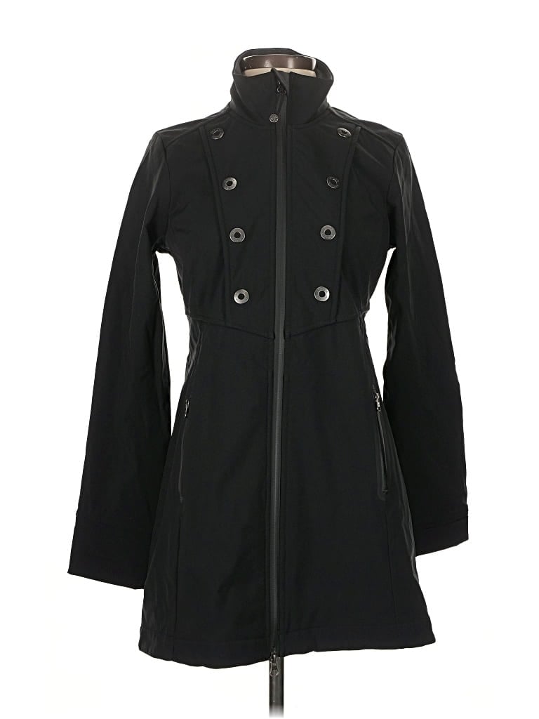 Pre-owned Athleta Coat In Black