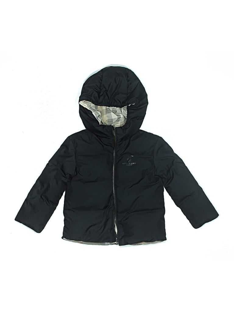 Pre-owned Burberry Kids' Snow Jacket In Black
